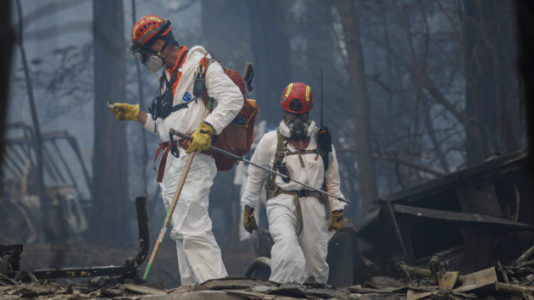 California wildfires have claimed 66 lives, with another 631 still missing