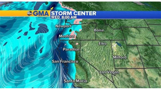 Much-needed rain on the way for California later this week