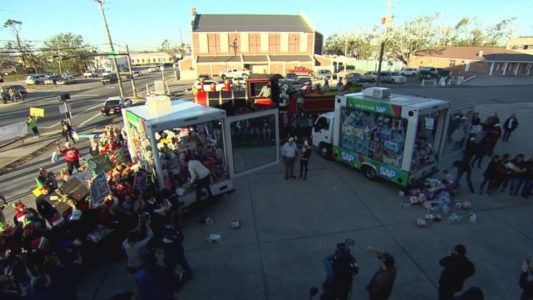 A hurricane-ravaged community comes together to ‘save Christmas’ this year