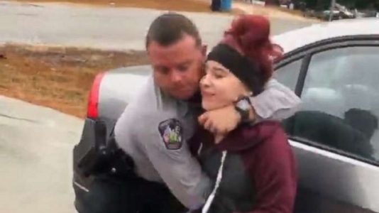 NC police officer under investigation after slamming teen sisters to ground