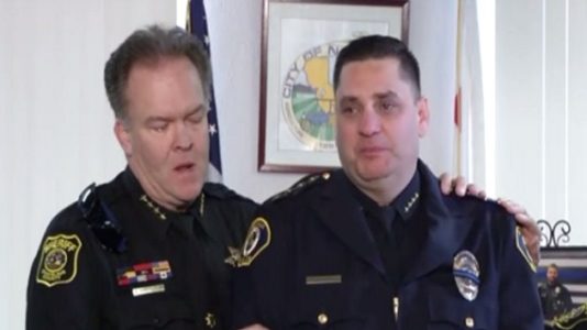 ‘We will bring him to justice’: Police identify suspect in killing of California police officer as Trump tweets on alleged gunman’s immigration status