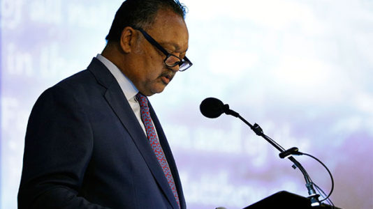 Rev. Jesse Jackson delivers powerful eulogy at funeral for Alabama man shot dead by police