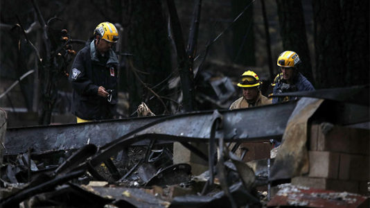 Crane operator fired for taking insensitive photos on properties destroyed by the Camp Fire