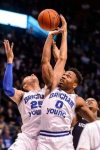Childs scores 31, Emery returns and BYU wins 95-80