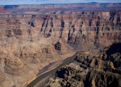 FILE PHOTO:    The Colorado River runs through the west rim of the Grand Canyon in Arizona, U.S. February 28, 2018.  Picture taken February 28, 2018.  REUTERS/Darrin Zammit Lupi/File Photo