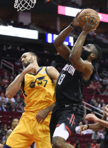 Harden’s 47 points lead Rockets over Jazz 102-97