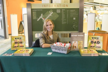 Book signing at the UVU Bookstore on Monday, November 12, 2018. (Savanna Richardson / UVU Marketing)
