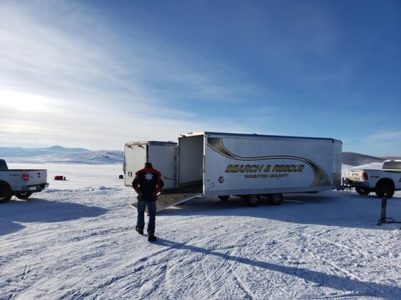 Three snowmobilers fall through the ice at Strawberry Reservoir