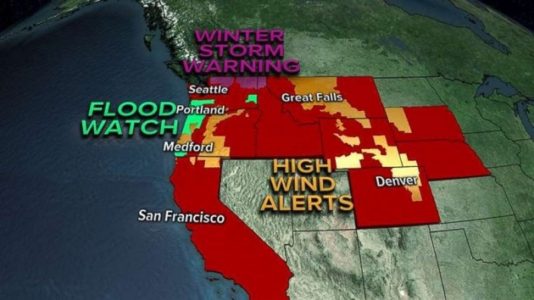 Major storms bearing down on Pacific Northwest, California