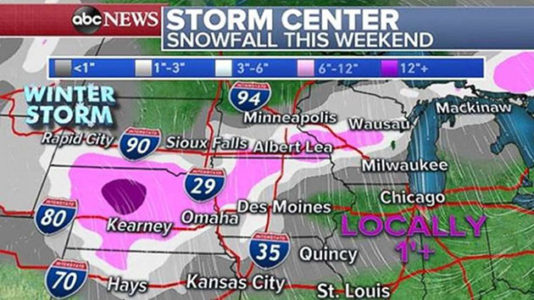 Major storm bringing severe weather to South, whiteout conditions to Northern Plains