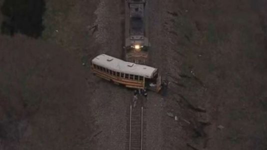 Student dies, another critically injured as bus collides with train in Texas