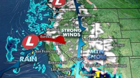 Major storm slams into West Coast with powerful winds, heavy rain and snow