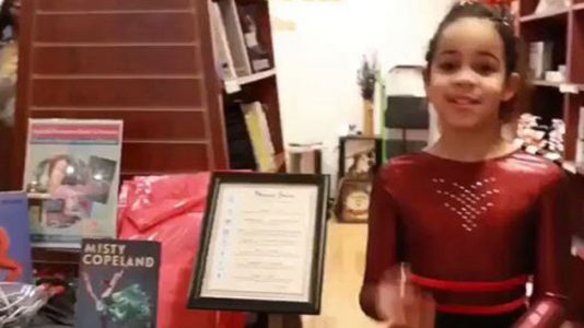 Misty Copeland surprises 7-year-old ballerina who raised money to donate books