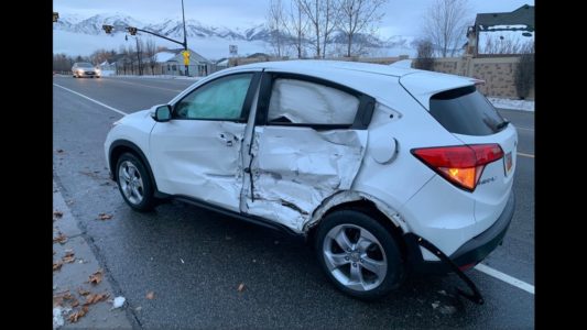 **Embargo: Salt Lake City, Utah**

Police say a teenager participating in the latest viral challenge is responsible for a crash on a parkway and will face reckless driving charges.