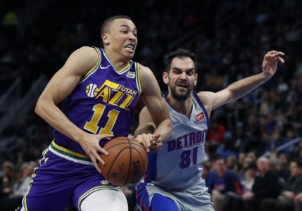 Jazz rally past Pistons, then hold on late for 110-105 win