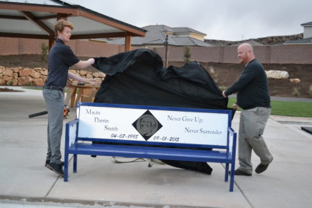 Family dedicates park bench to honor teen missing for years