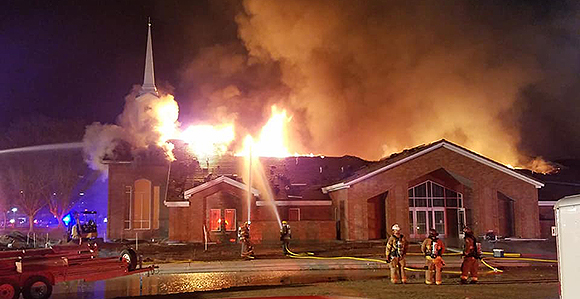 Authorities: St. George stake center fire intentionally set