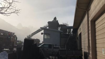 Firefighters extinguish blaze in high school’s wood shop