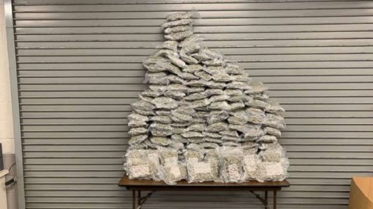 Police: Pair busted at airport for smuggling 159 pounds of marijuana