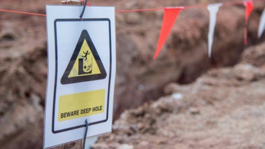 Massive sinkhole opens at apartment complex in Orange County, California