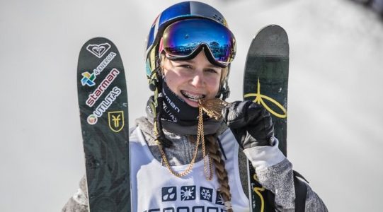 Sildaru, Blunck win gold in ski halfpipe at worlds in Utah