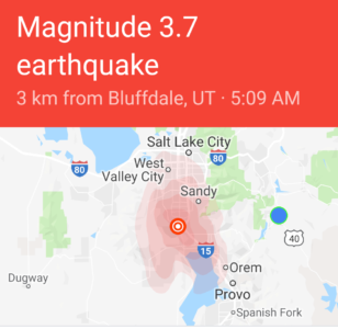 Quake Shakes South Valley