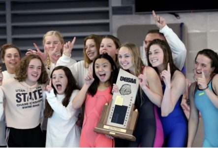 Wasatch High Girls Swimming Wins 5-A Title