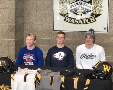 Three Wasatch Football Standouts Continue Their Playing Careers