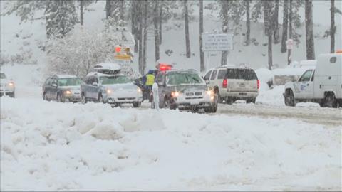 Snow blankets Utah as winter storms pounds West