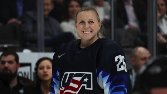 Olympic hockey star responds to 4-year-old girl inspired by her historic NHL All-Star performance