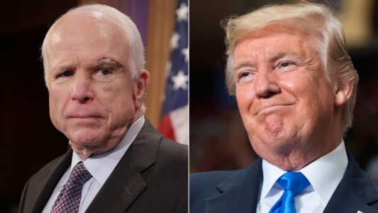 GOP senators defend the late McCain against Trump’s attacks