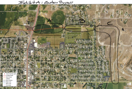 Red Ledges required to build eastern bypass.