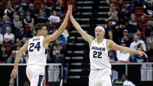 Merrill lifts Utah St. over Fresno St. 85-60 in MWC tourney