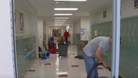 Elementary school closes after broken pipe floods classrooms