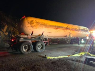 Highway 189 clear after Tanker clean-up