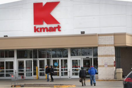 CHICAGO, IL - MARCH 22:  People shop at a Kmart store on March 22, 2017 in Chicago, Illinois. Sears Holdings, the parent of Kmart and Sears, Roebuck, & Co., said there is "substantial doubt" about the company's financial viability.  (Photo by Scott Olson/Getty Images) ORG XMIT: 700023570