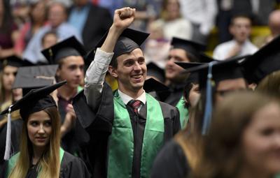 Graduation gowns at Utah university made of recycled plastic