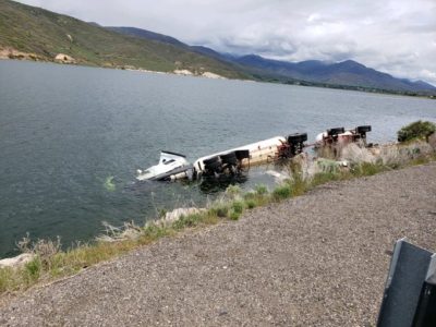 Tanker Truck Rollover at Deer Creek