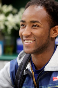 Abel Hagos, a refugee from Eritrea talks on Tuesday, May 28, 2019 during an interview about his journey to America, Abel is graduating from Hillcrest High School on June 5, 2019.