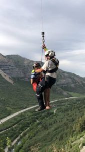Crews rescue Utah teen after slip near waterfall