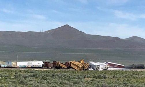 The Latest: I-80 reopens in Nevada after train derailment