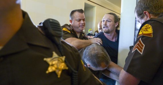 Environmental protesters ejected from Utah port meeting