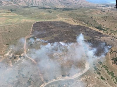 Utah National Guard crews battle wildfire near Camp Williams