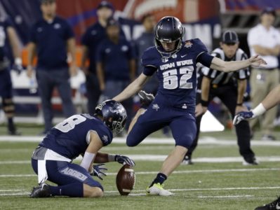 USU Football’s Dominik Eberle Named To Lou Groza Award Watch List