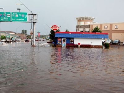 Floods could inundate fire zone near Arizona mountain city