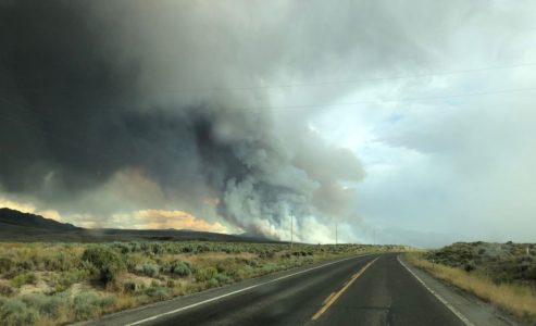 600 firefighters battle big blazes in northeast Nevada