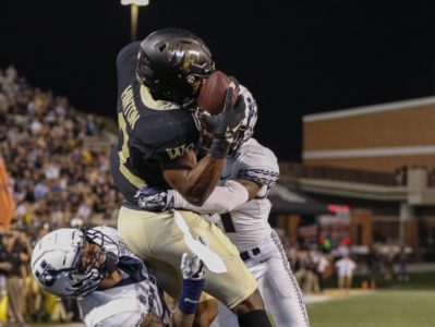 Wake Forest rallies past Utah State, 38-35