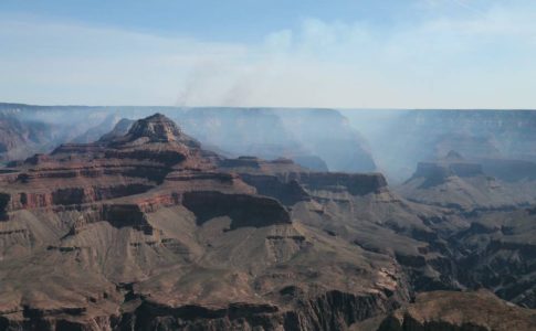 North Rim fire more active again due to winds, low moisture