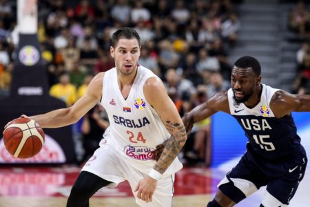 US loses to Serbia 94-89, assuring worst big-tourney finish