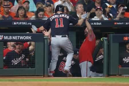 Soto, Nationals top Cole, Astros 5-4 in World Series opener.